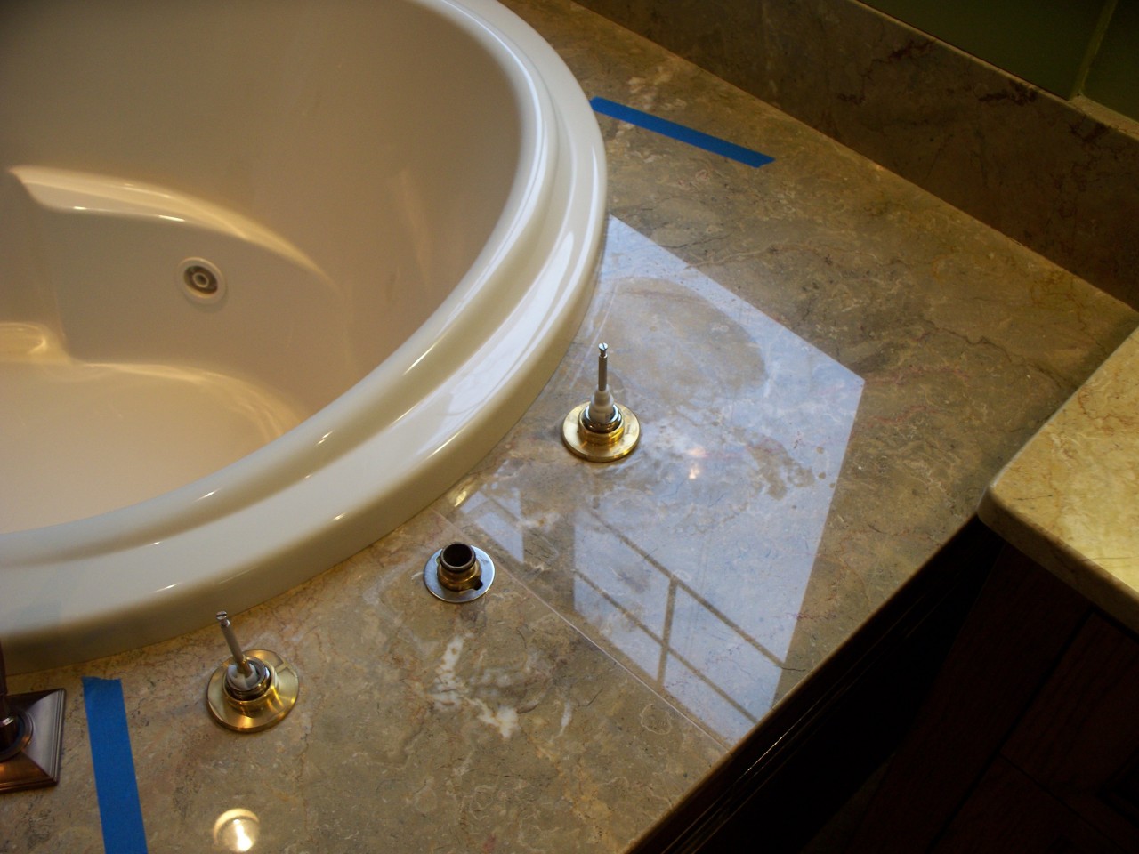 Limestone etched by vinegar. Williamsburg, MI Granite, M.D.