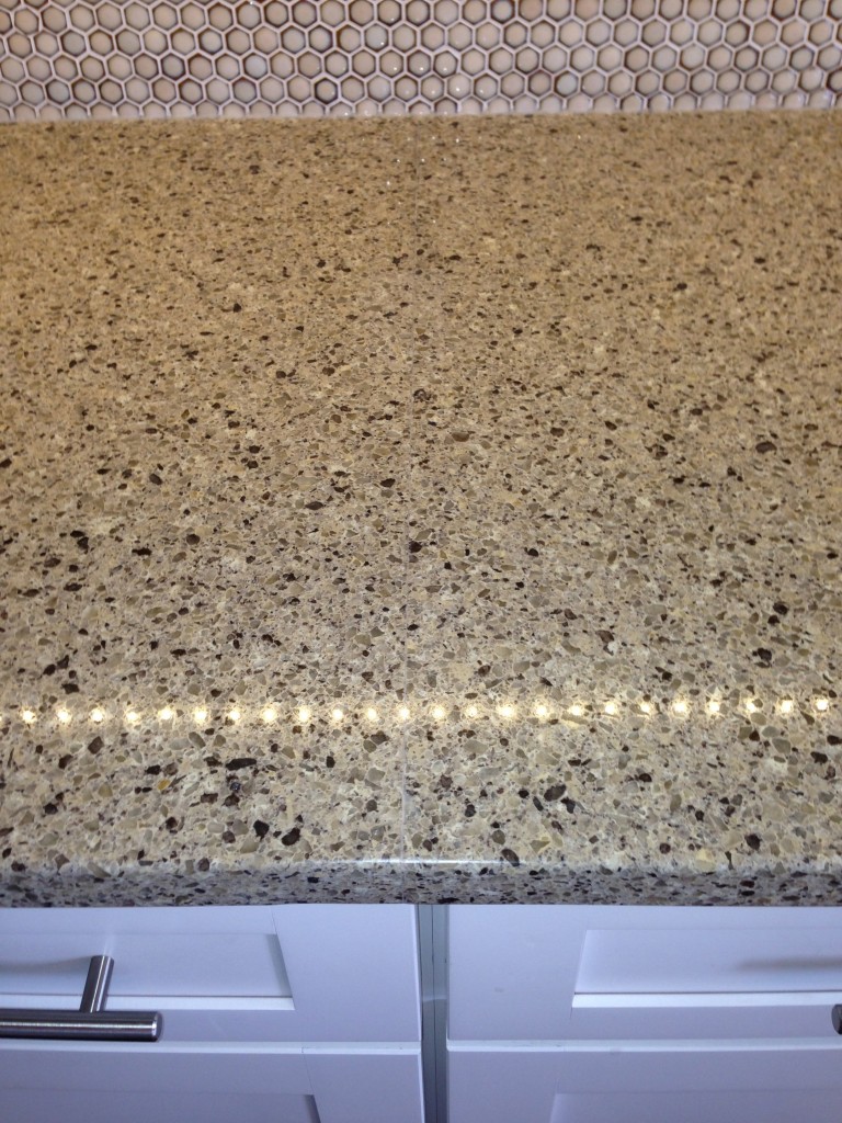Quartz dull area and seam repair, Mattawan, MI Granite, M.D.